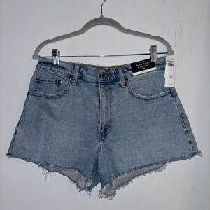 Abercrombie & Fitch Light Blue Jean Shorts